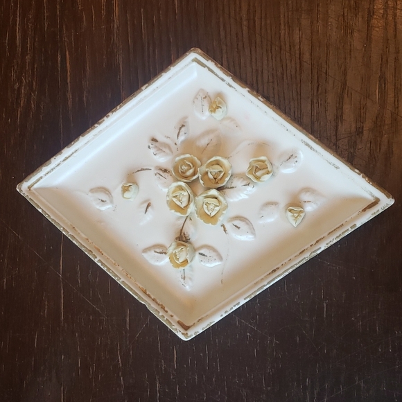 Japanese vintage Lofton porslain wall art - Picture 3 of 4